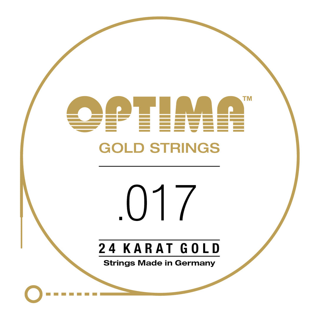 Optima Gold Single String, Plain .017