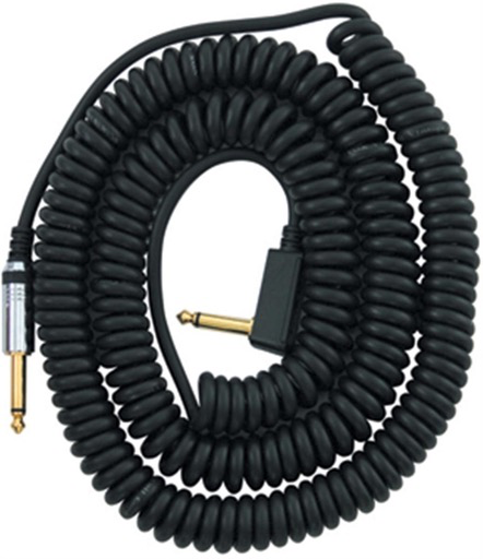 Vox Guitar Cable, 30ft (9M) Coiled, Black