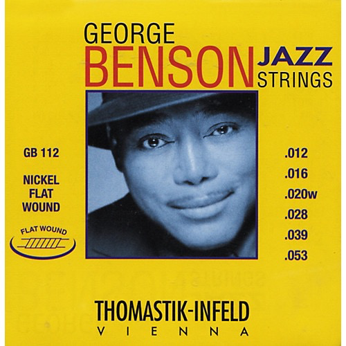 Thomastik George Benson Set, Flatwound, .012-.053
