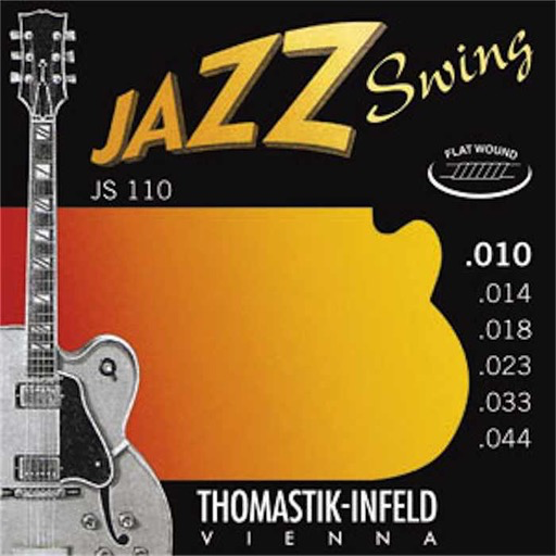 Thomastik Jazz Swing String Set, Flatwound, .010-.044