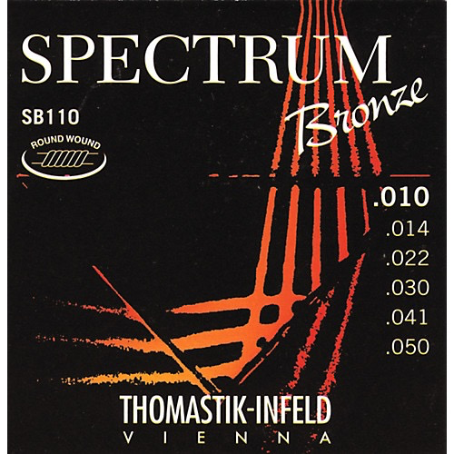 Thomastik Spectrum Bronze String Set, .010-.050