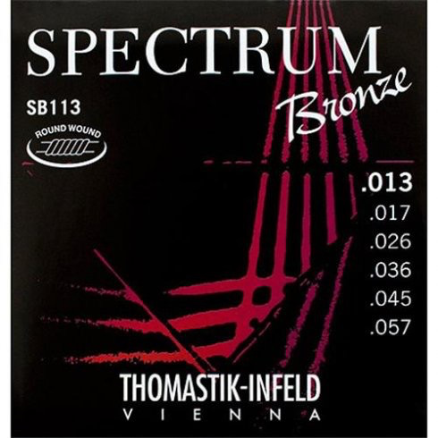 Thomastik Spectrum Bronze String Set, .013-.057