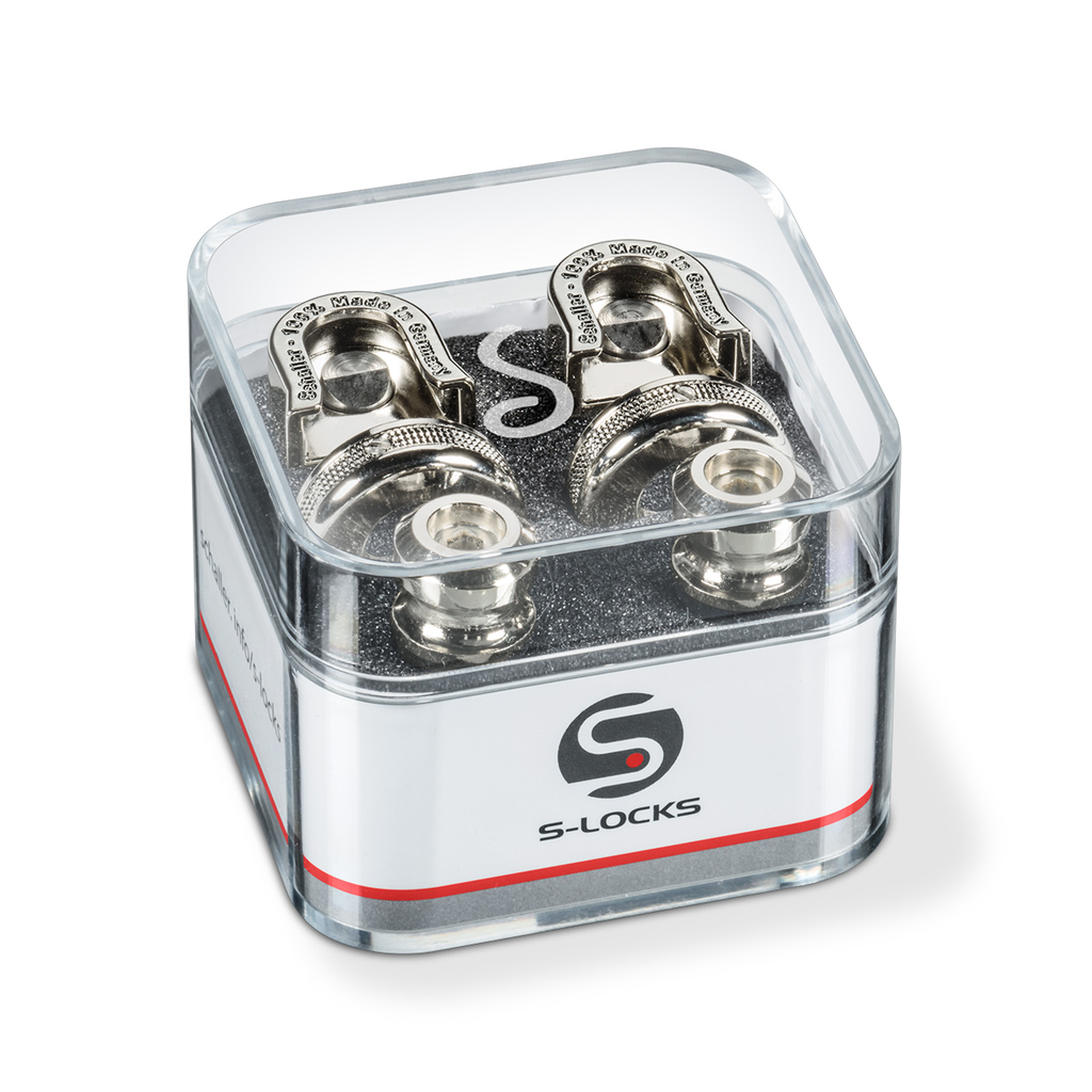 Schaller S-Lock Straplocks, Set of 2, Nickel