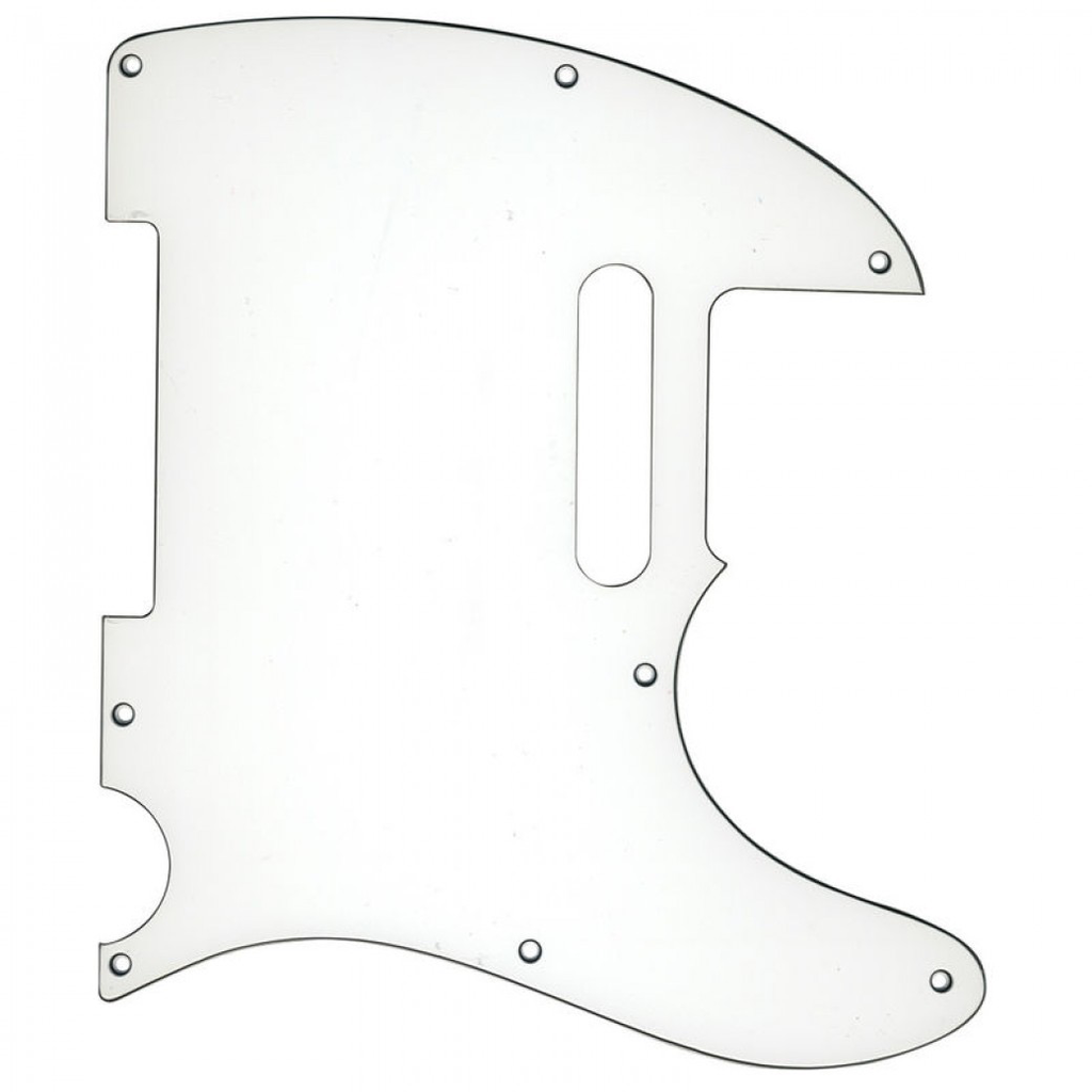 Guitar Tech Tele-Style Scratchplate/Pickguard, White