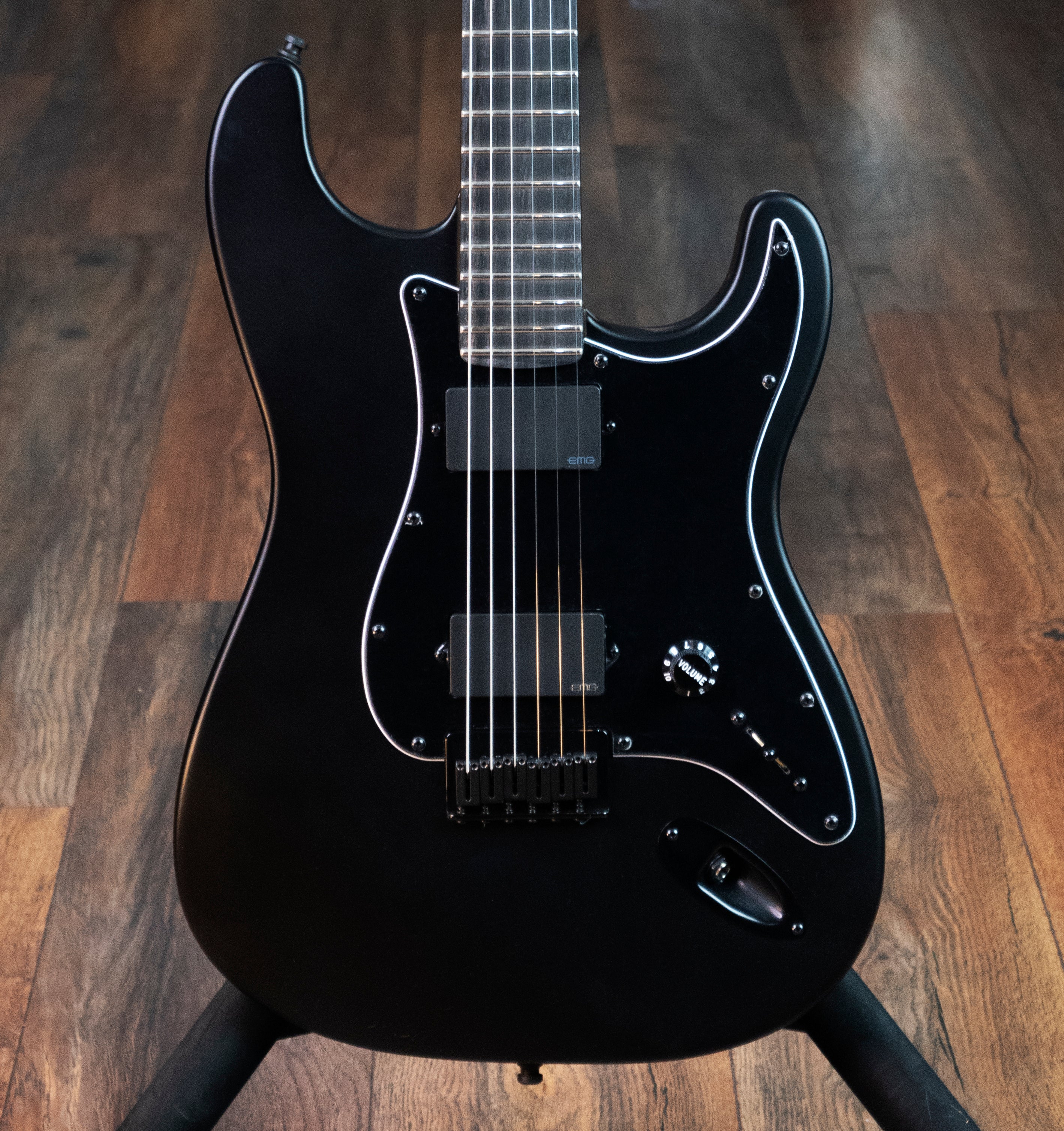Fender Jim Root Stratocaster, Ebony Fingerboard, Flat Black – A