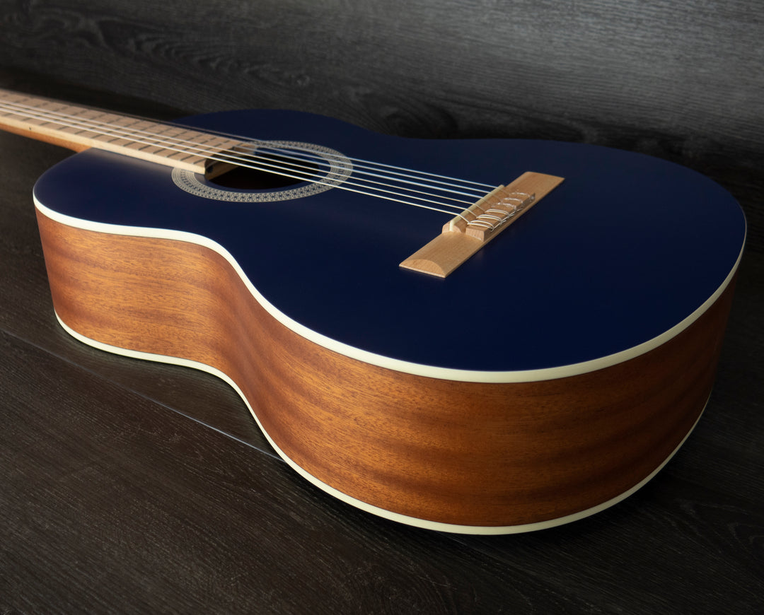 Cordoba Protege C1 Matiz Classical Guitar, Classic Blue – A Strings