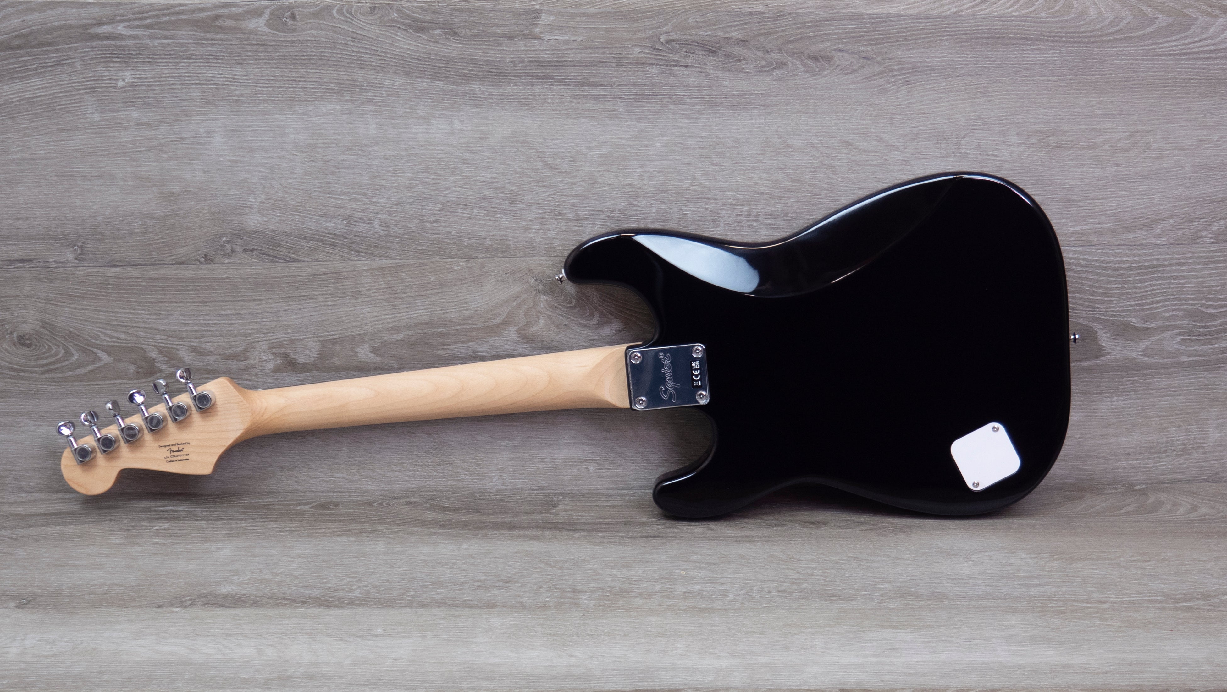 Squier Mini Stratocaster, Laurel Fingerboard, Black – A Strings