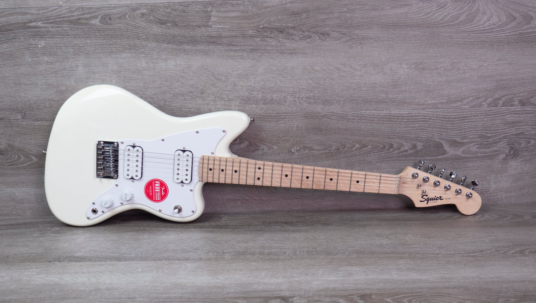Squier Mini Jazzmaster HH, Maple Fingerboard, Olympic White