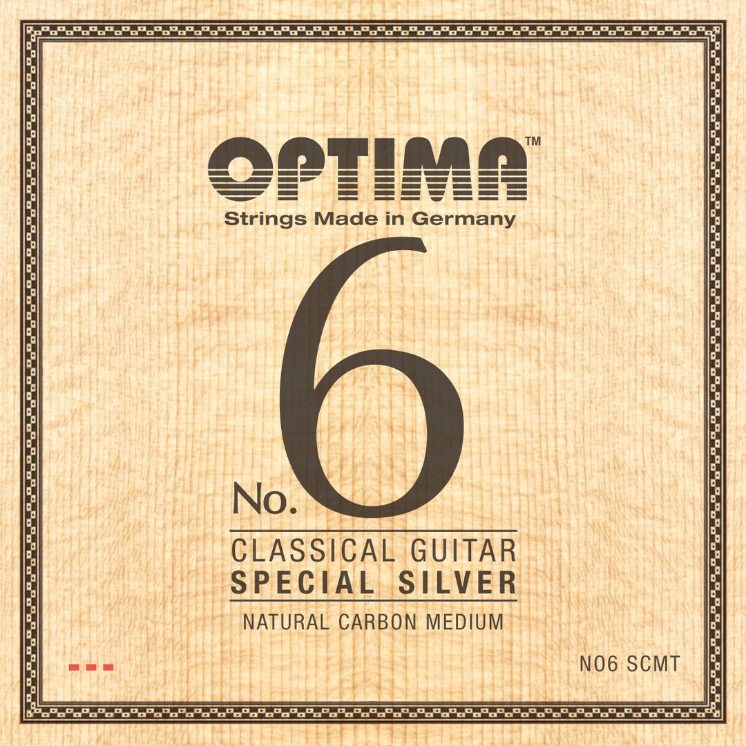 Optima No 6 Special Silver Classical String Set, Carbon Trebles
