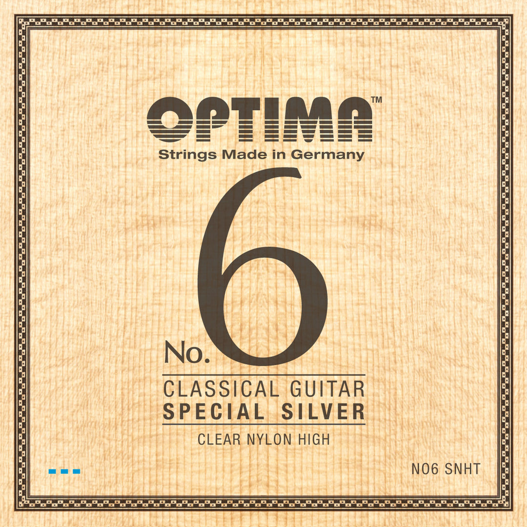 Optima No 6 Special Silver Classical String Set, High Tension