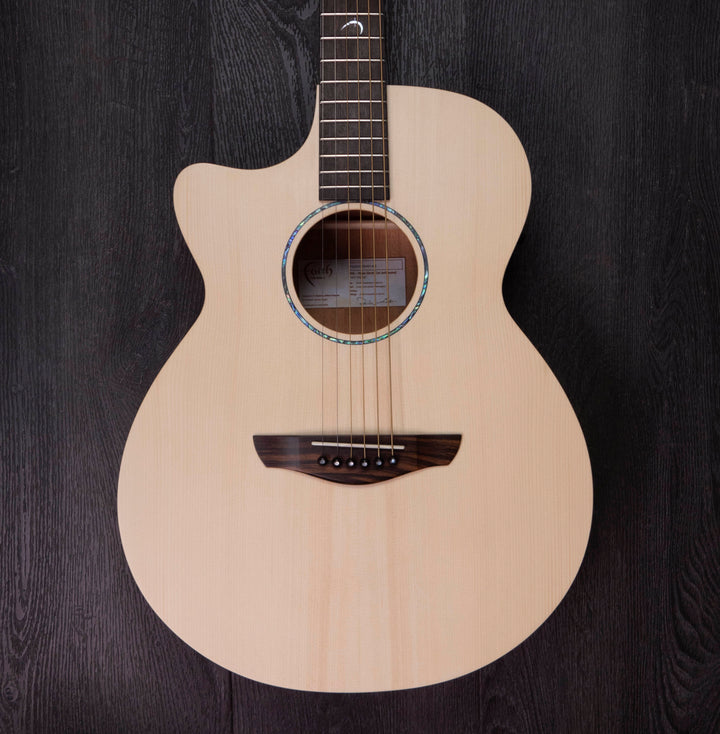 Faith Naked Venus Left-Handed Electro-Acoustic, All Solid, Engelmann Spruce Top, Indonesian Mahogany Back