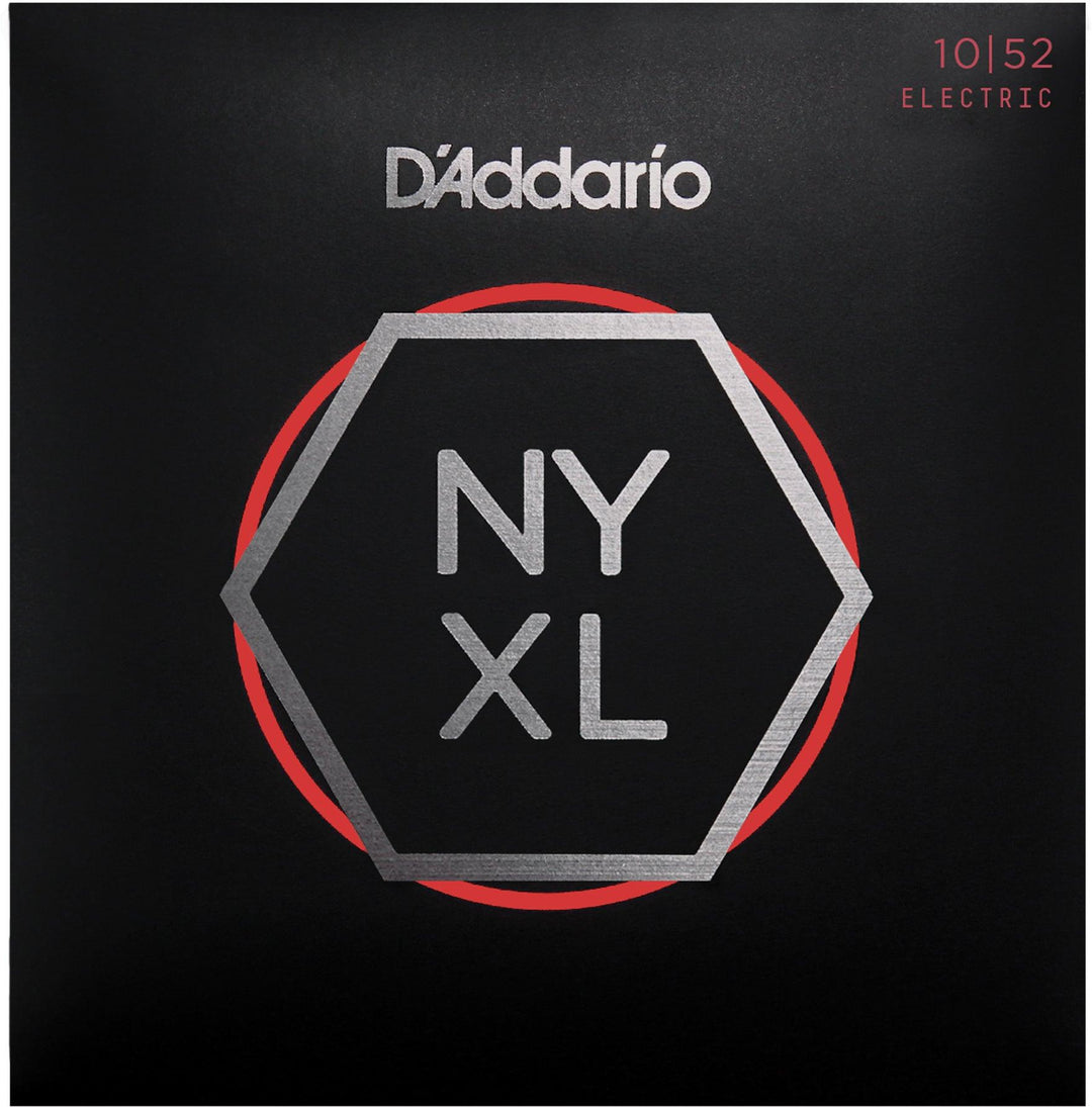 D'Addario NYXL Electric String Set, Nickel, Light Top/Heavy Bottom .010-.052 - A Strings