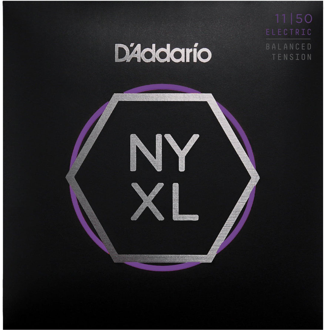 D'Addario NYXL Electric String Set, Balanced Tension, Nickel, Medium .011-.050 - A Strings