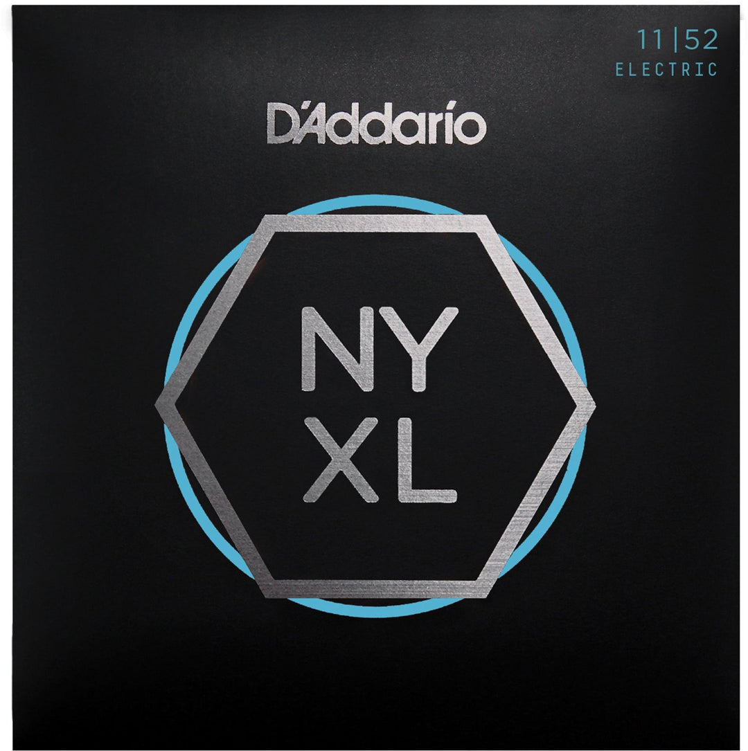D'Addario NYXL Electric String Set, Nickel, Medium Top/Heavy Bottom .011-.052 - A Strings