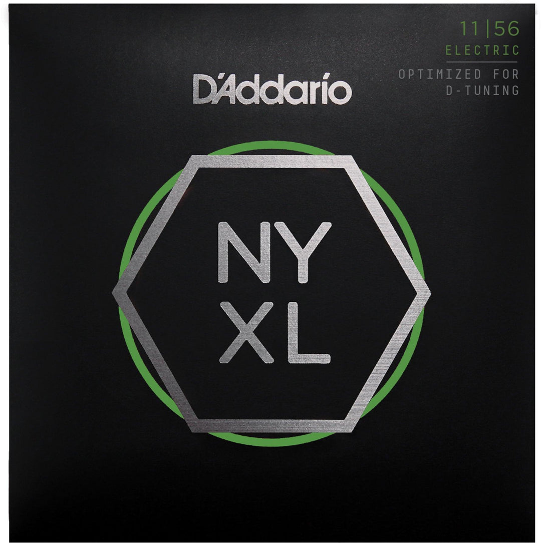 D'Addario NYXL Electric String Set, Nickel, Medium Top/Extra Heavy Bottom .011-.056 - A Strings