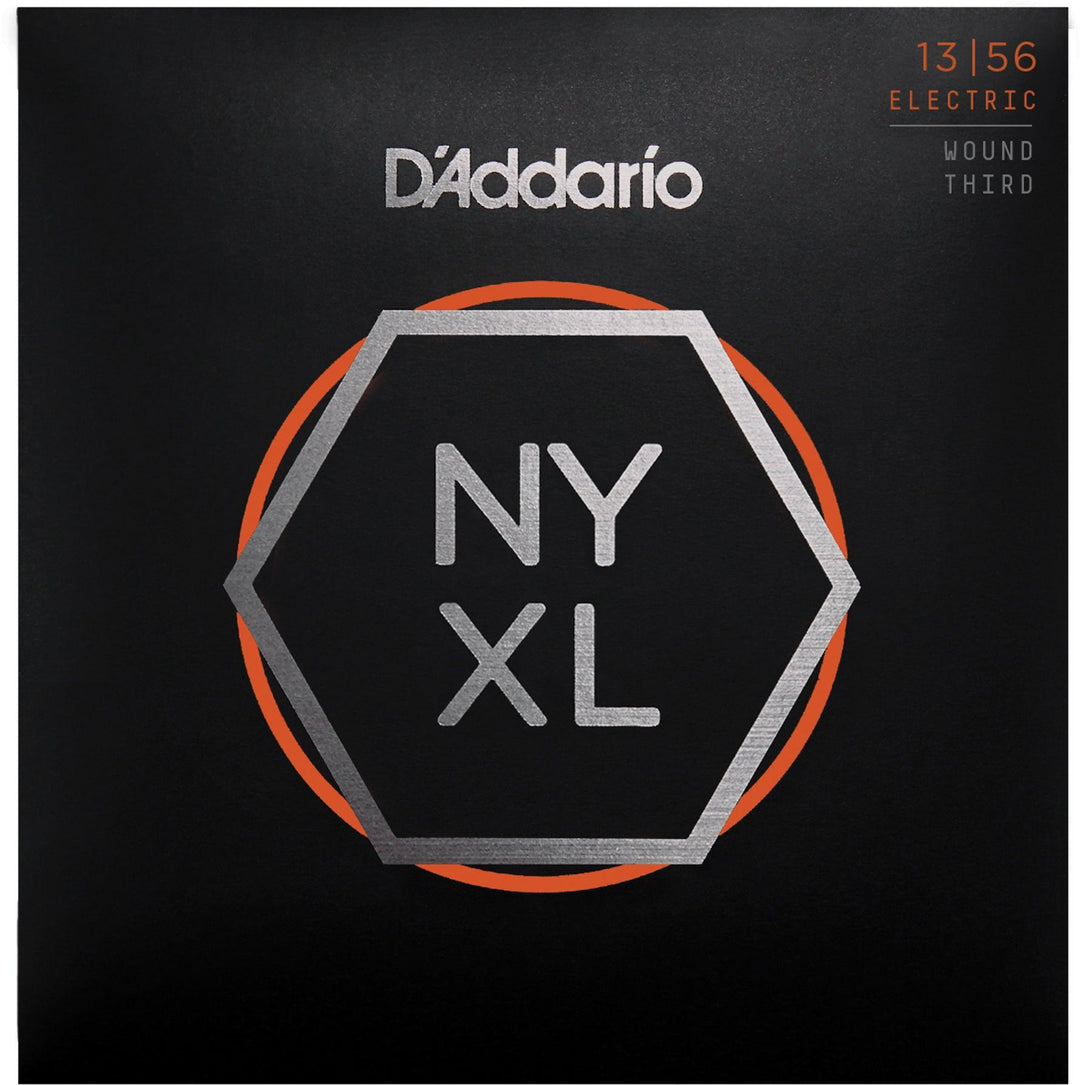 D'Addario NYXL Electric String Set, Wound 3rd, Nickel, Medium .013-.056 - A Strings