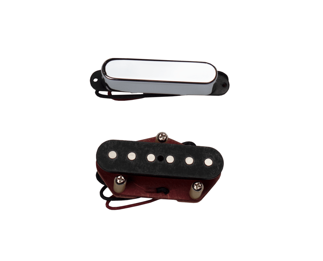 Bare Knuckle Old Guard Boot Camp Tele Single Coil Pickup Set - Chrome - A Strings
