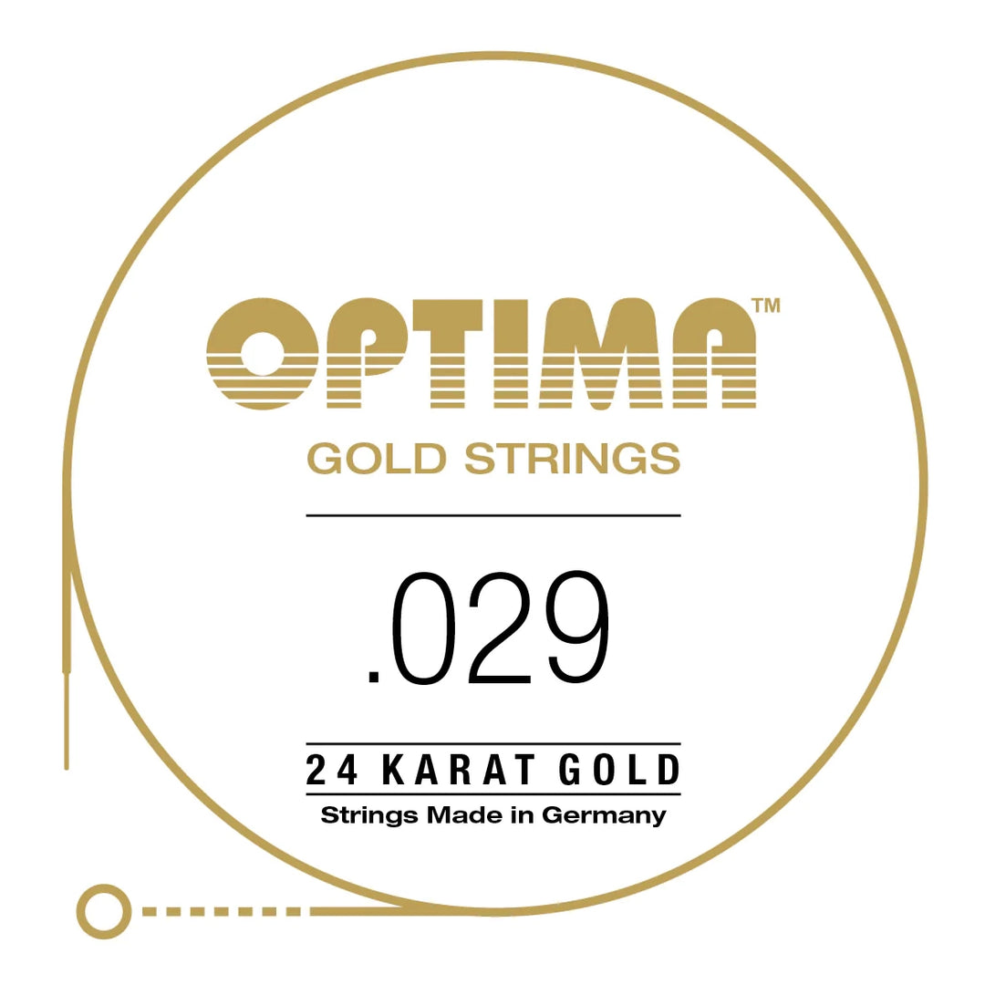 Optima Gold Single String, Gold Wound, .029