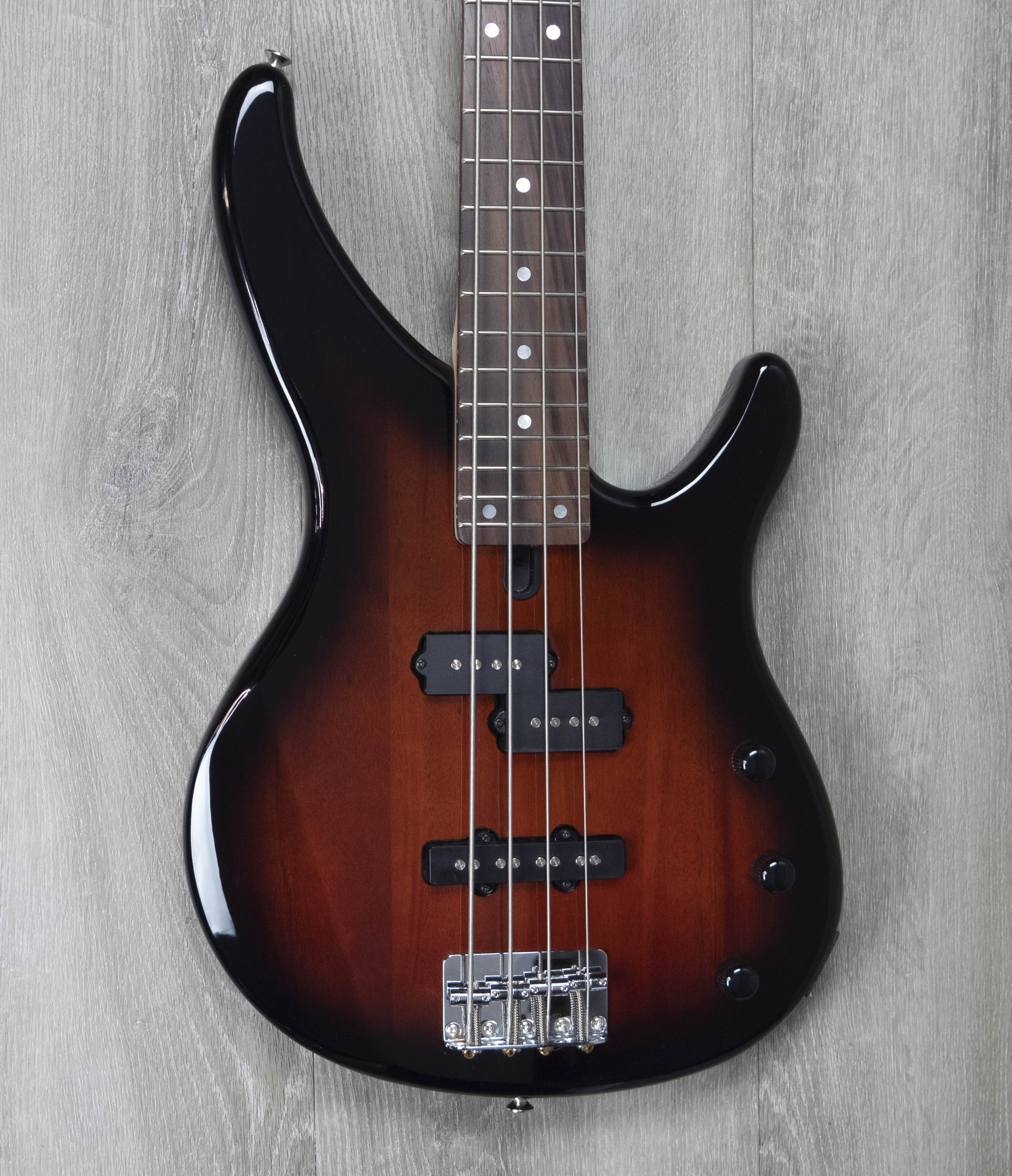 Yamaha TRBX174OVS Electric Bass, Old Violin Sunburst – A Strings