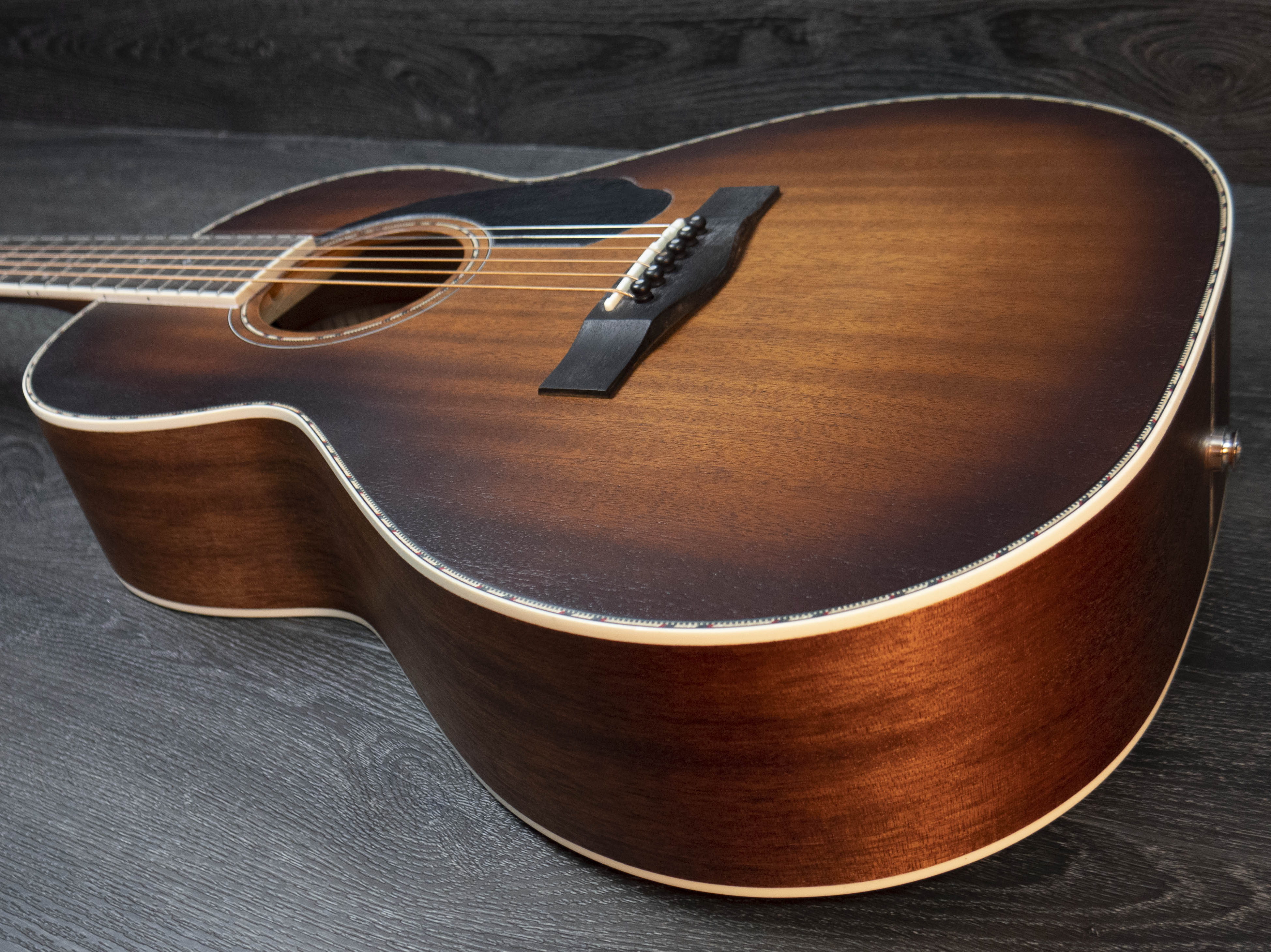 Fender PS-220E Parlor, All Mahogany, Ovangkol Fingerboard, Aged