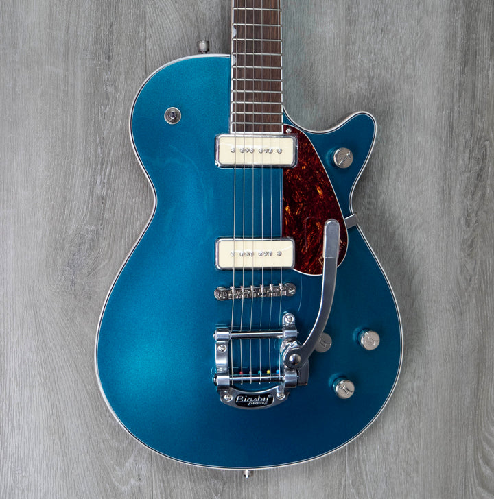 Gretsch G5210T-P90 Electromatic Jet Two 90 Single-Cut with Bigsby, Laurel Fingerboard, Petrol