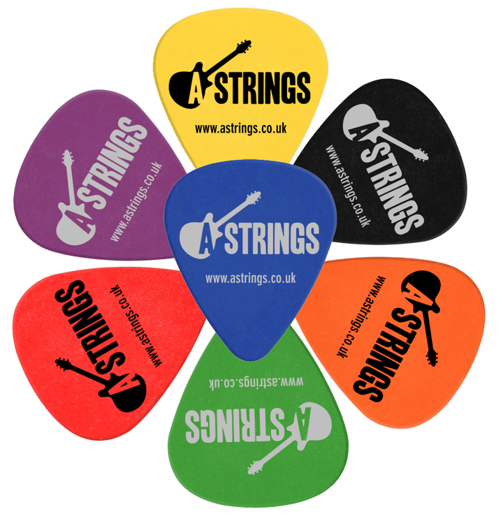 A Strings Plectrum, Standard Tortex, 12-Pack - A Strings