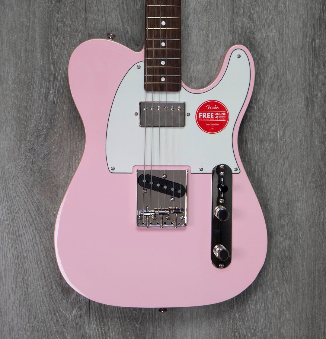 Squier FSR Classic Vibe '60s Custom Telecaster, touche en laurier, rose coquillage 