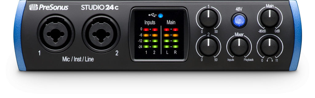 PreSonus STUDIO 24c オーディオインターフェース　USB Studio 24c – PreSonus