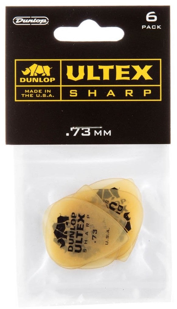 Jim Dunlop Ultex Sharp Picks, 6-Pack