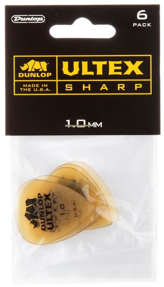 Jim Dunlop Ultex Sharp Picks, 6-Pack