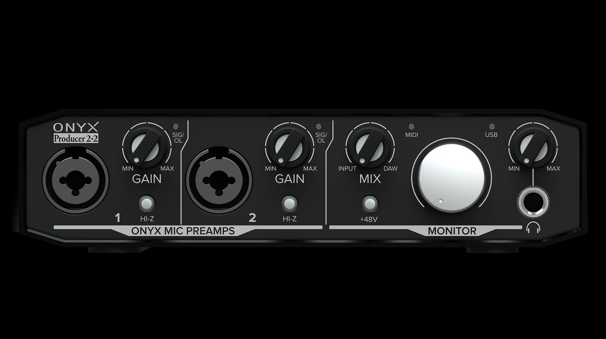 Mackie Onyx Producer 2 2: interfaz USB de 2 entradas y 2 salidas