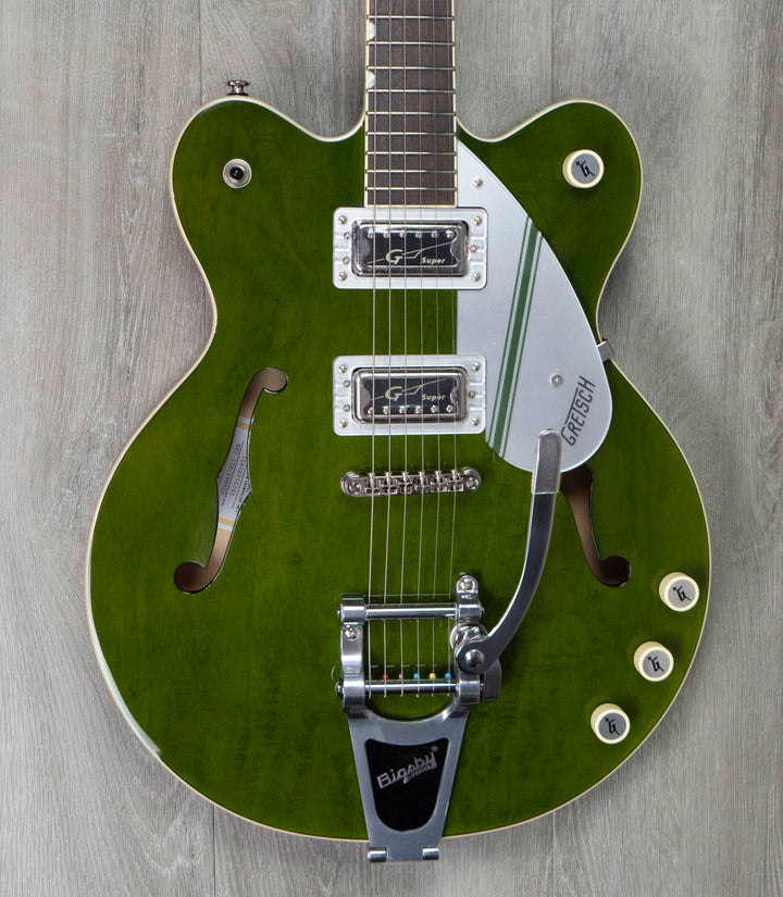 Gretsch G2604T Limited Edition Streamliner Rally II Center Block with Bigsby, Laurel Fingerboard, Rally Green Stain