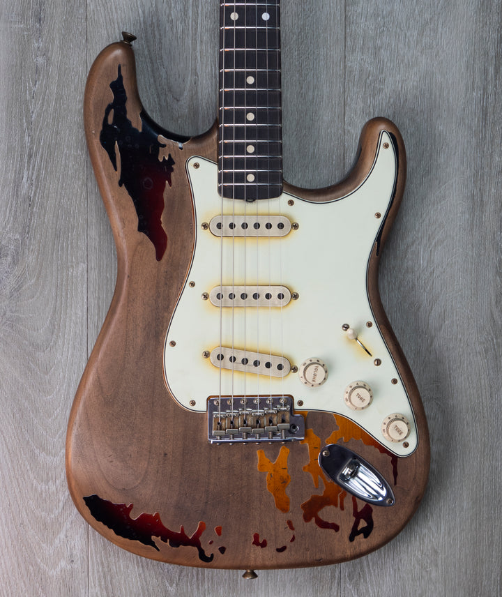 Fender Custom Shop Rory Gallagher Signature Stratocaster Relic, 3-Colour Sunburst