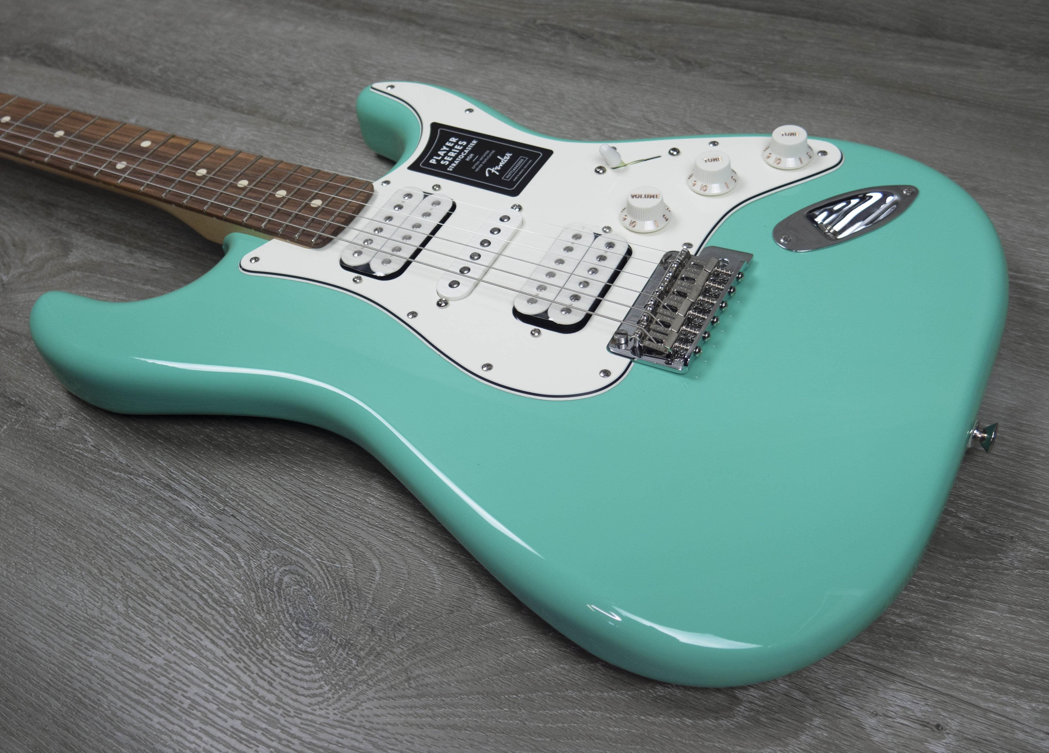 Fender Player Stratocaster HSH, Pau Ferro Fingerboard, Sea Foam