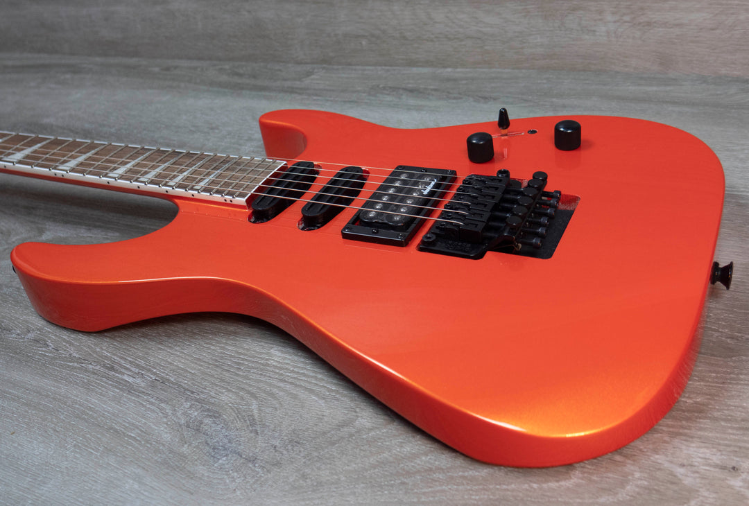 Jackson X Series Soloist, SL3X DX, diapasón de laurel, color naranja Lambo