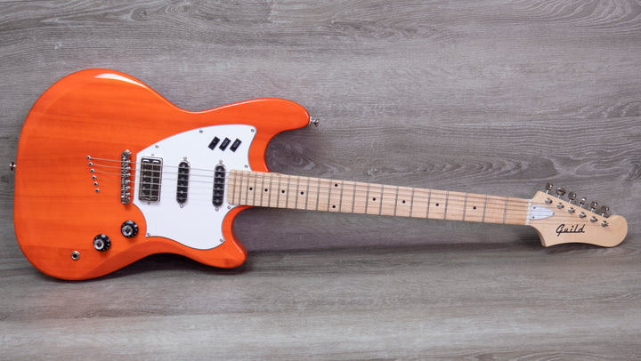 Guild Surfliner Electric Guitar, Sunset Orange