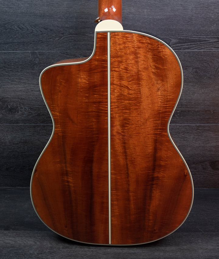 Takamine LTD 2022 Guitar, Solid Spruce Top, Hawiian Koa Back, Burnt Sienna Tint