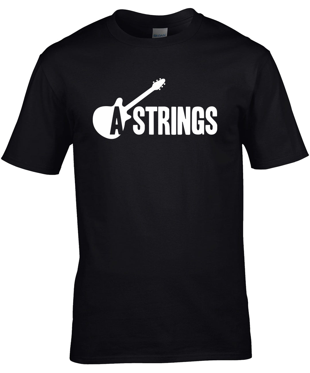 A Strings Classic Logo T-Shirt, Black