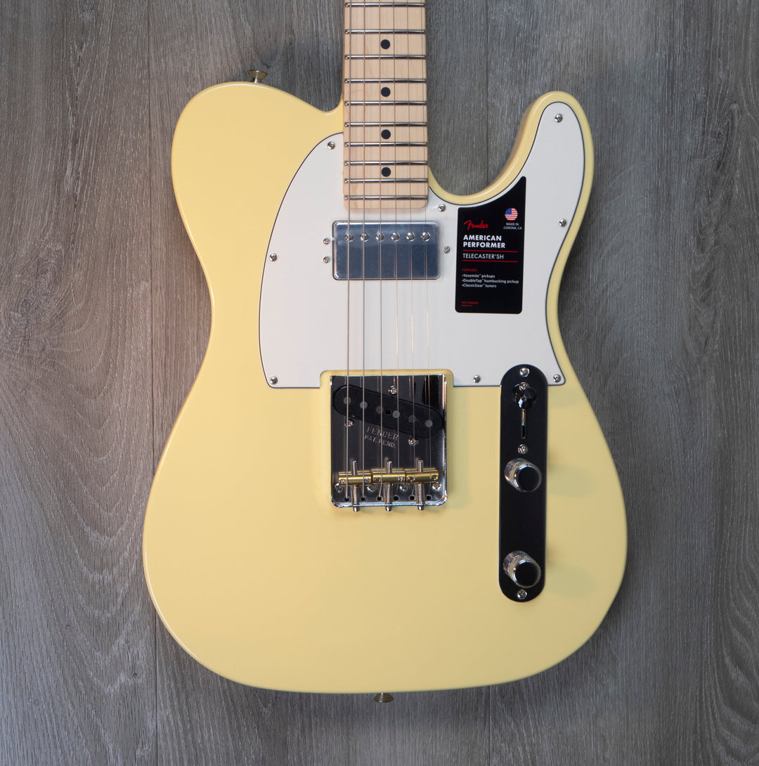 Fender American Performer Telecaster with Humbucking, Maple Fingerboard, Vintage White