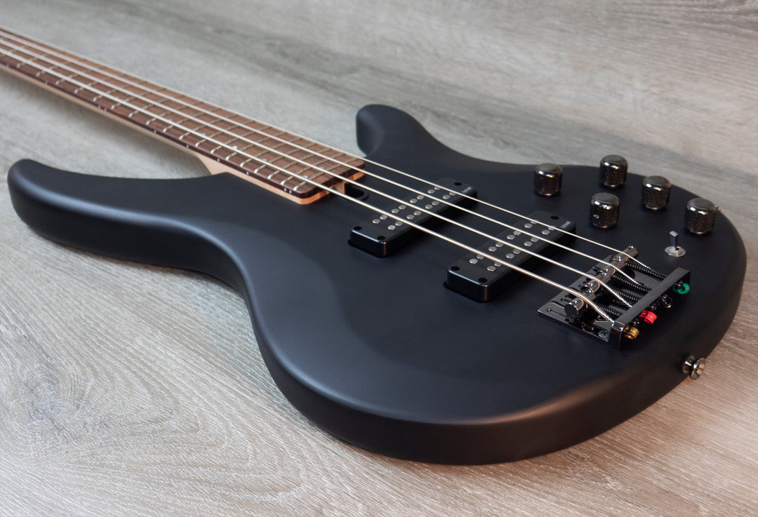 Yamaha TRBX504 Electric 4-String Bass Guitar, Translucent Black Finish