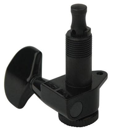 D'Addario Auto-Trim Tuning Machines, 3+3, Black - A Strings