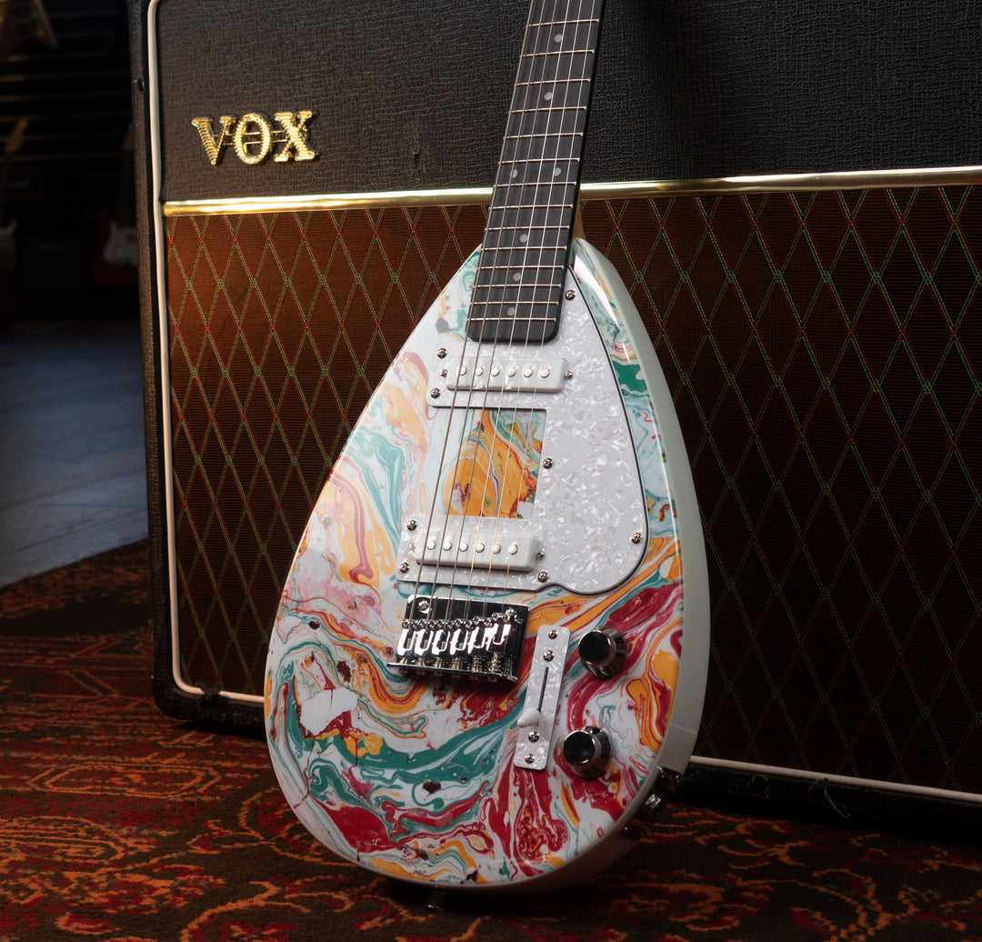 Vox Mark III Mini Guitar, Marble