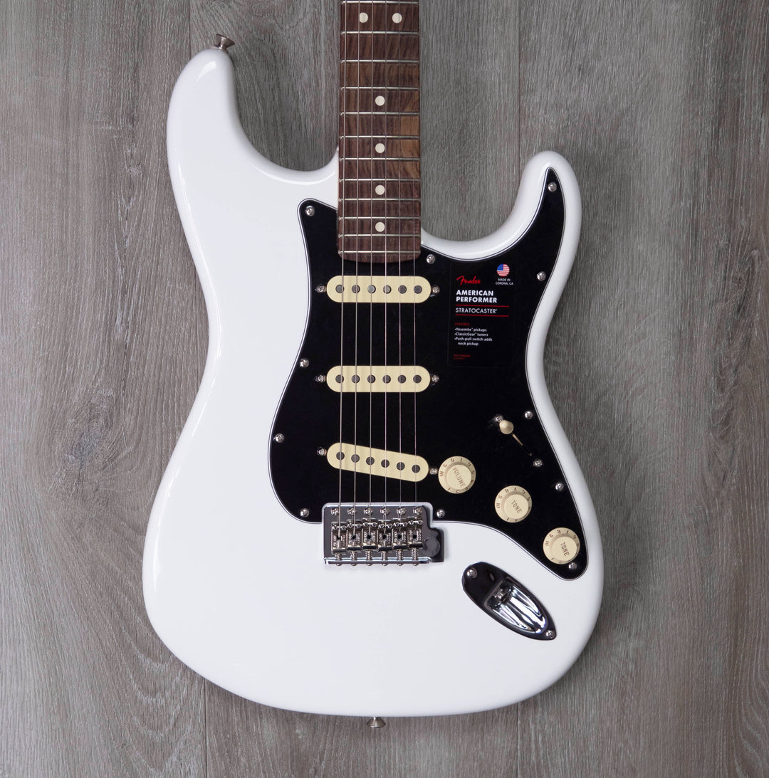 Fender American Performer Stratocaster, Rosewood Fingerboard, Arctic White