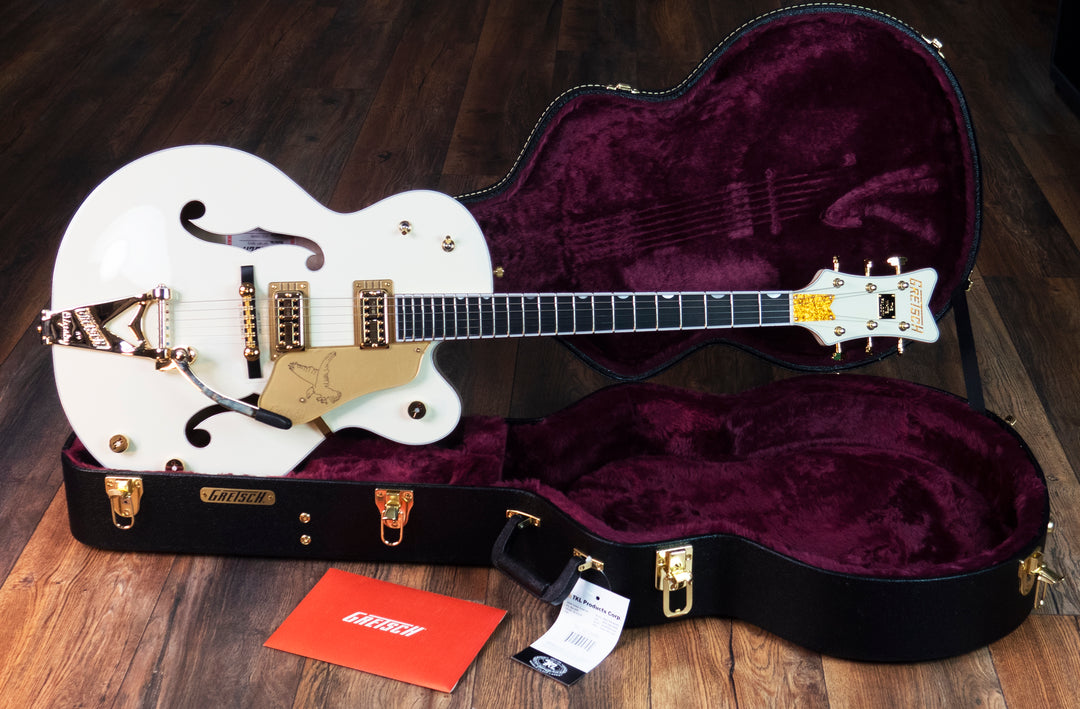 Gretsch G6136T-59 Vintage Select Edition '59 Falcon Hollow Body with Bigsby, TV Jones, Vintage White