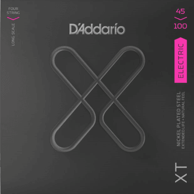 D'Addario XT Bass Guitar String Set, .045-.100 - A Strings