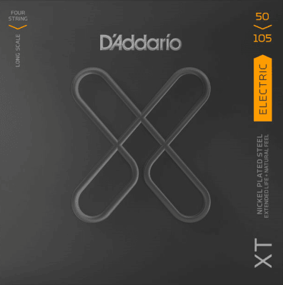 D'Addario XT Bass Guitar String Set, .050-.105 - A Strings