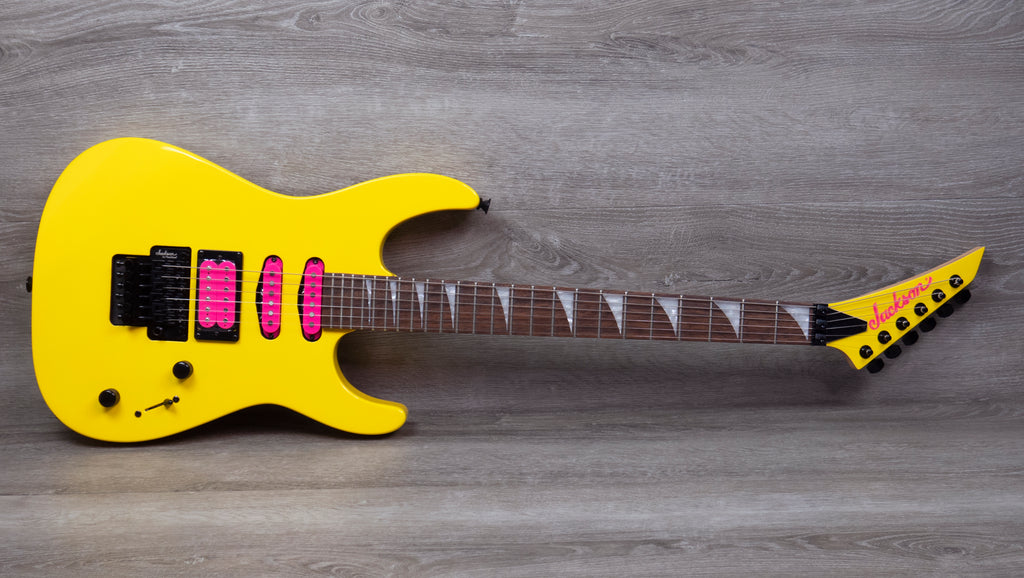 ギター X Series SOLOIST SL3X (Neon Yellow) Jackson Soloist SL3X - Neon Yellow | Sweetwater